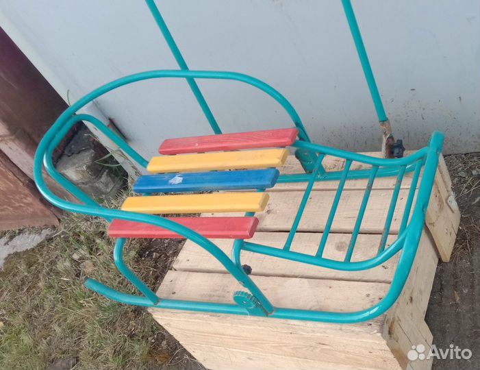 Детские зимние санки