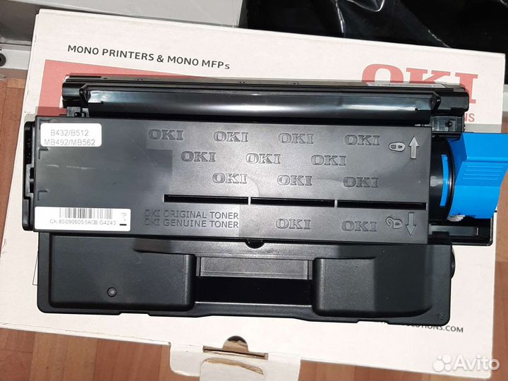 Oki b432 с оригинальным картриджем в сборе