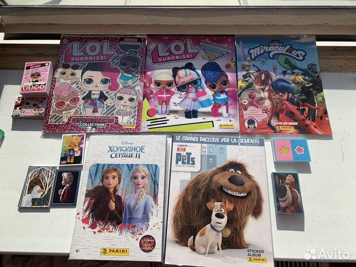 Наклейки к альбомам Panini