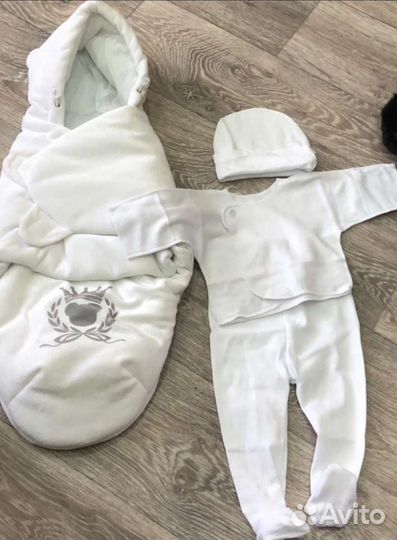 Конверт кокон на выписку