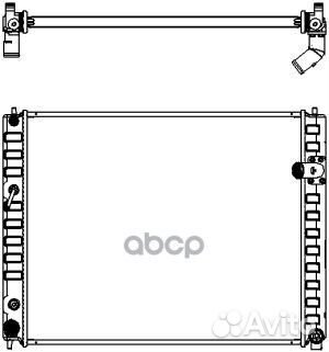 Радиатор охлаждения двигателя infiniti FX 32518
