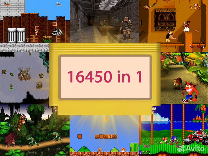 Карта прошивки 64gb на Anbernic RG353P с 16450 игр