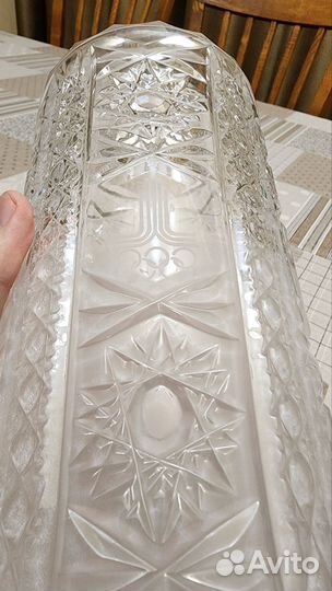 Ваза хрустальная СССР олимпиада