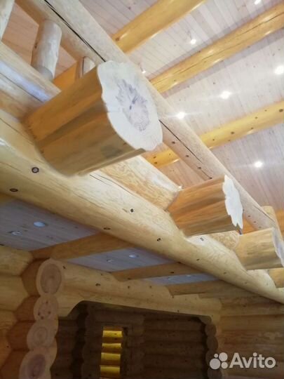 Шлифовка сруба,Герметизация, Покраска, Канопатка