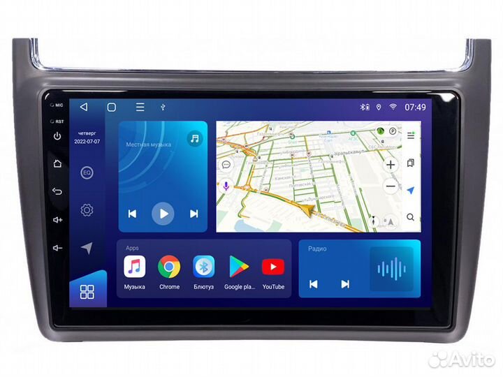 Магнитола Mstar TS109072A для VW Polo 2010-19