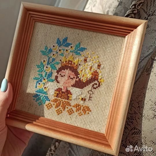 Картина вышитая крестом