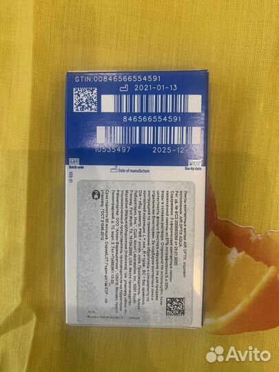 Контактная линза air optix aqua 1 штука -1