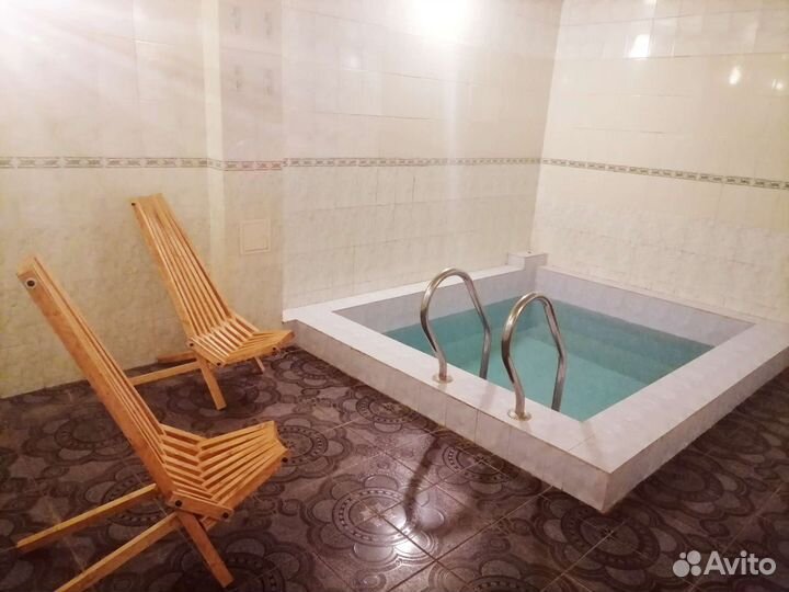 Баня сауна с бассейном