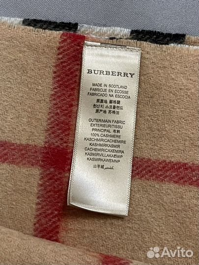 Шарф burberry кашемир