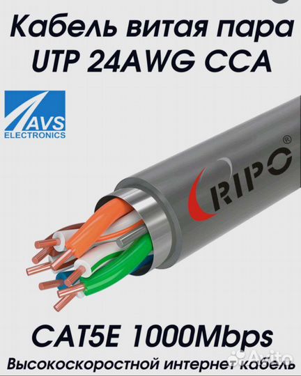 Интернет кабель patch cord