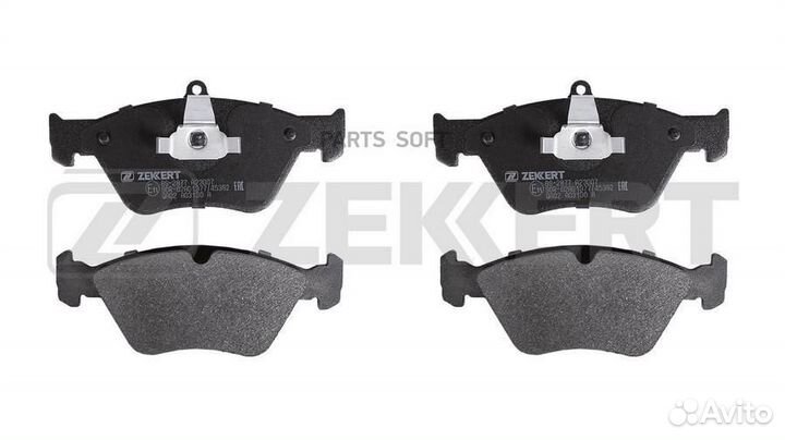 Zekkert BS-2877 Колодки торм. диск. передн. Opel Calibra A 93- Omega B II 94- Vectra A 93- Saab 900