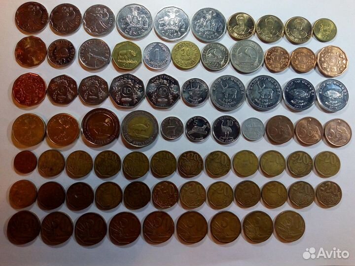 Монеты стран Африки