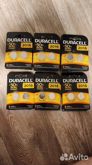 Батарейки Duracell 2016