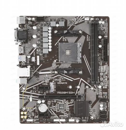 Новый комплект Ryzen 5 5500 + gigabyte A520M S2H