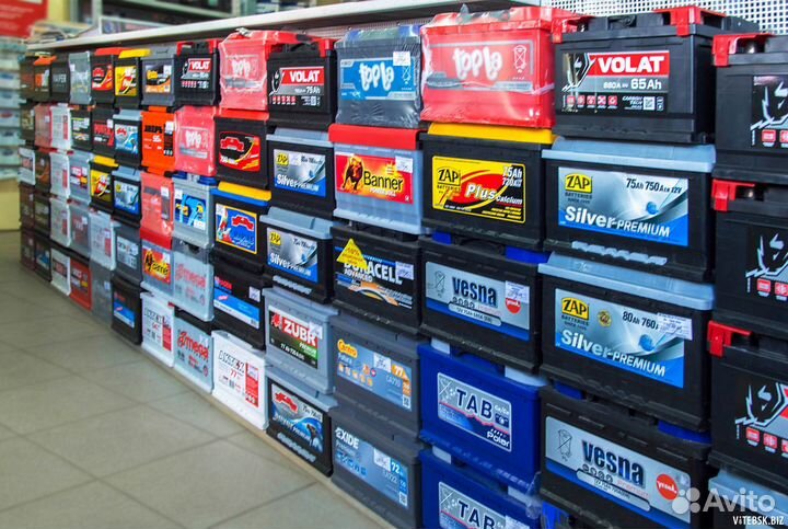 Аккумулятор 45,60,65,75,90,100,120,132,140,190,225