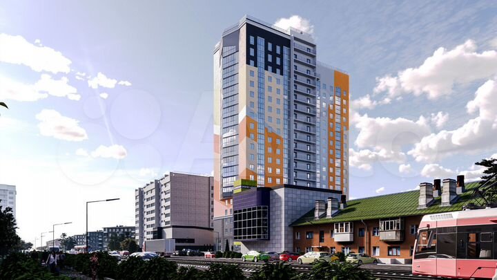 2-к. квартира, 48,7 м², 2/20 эт.