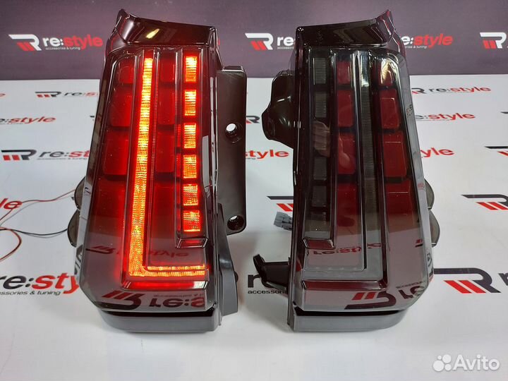 Стопы Toyota Land Cruiser Prado 150 13-17г Красные