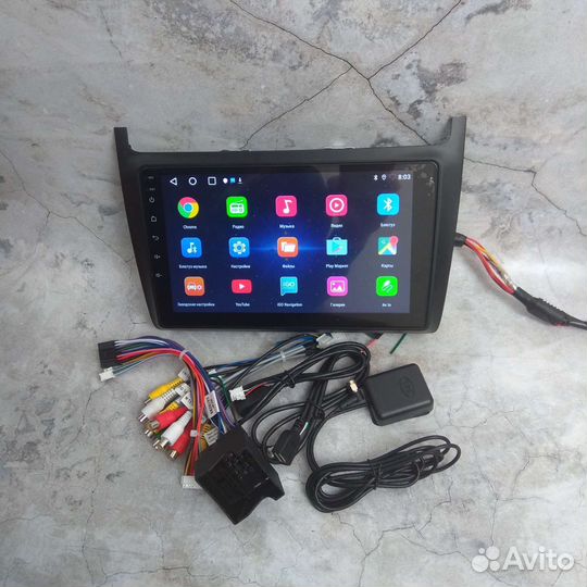 Штатная магнитола на volkswagen polo