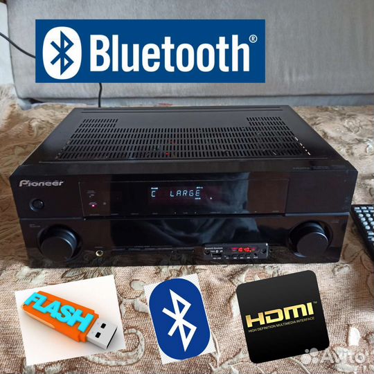 Ресивер Bluetooth, 5.1, USB, мп3,флешки pioneer
