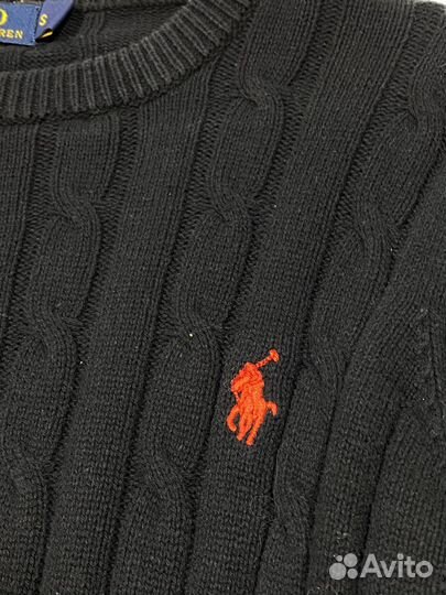 Вязаный свитер Polo Ralph Lauren S оригинал хлопок