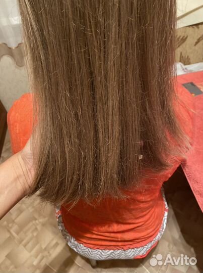 Кератиновое выпрямление волос