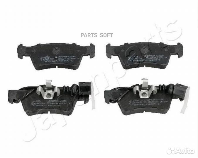 Japanparts PP-0924AF Колодки тормозные volkswagen