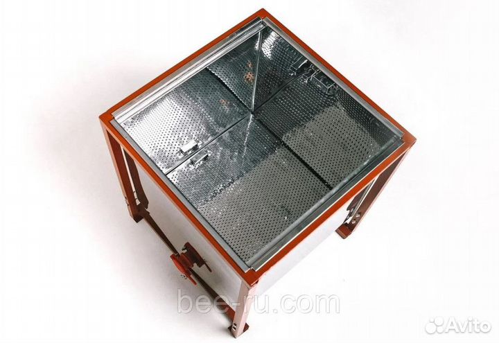 Стол для распечатки сот на 12 рамок (нержавеющая с