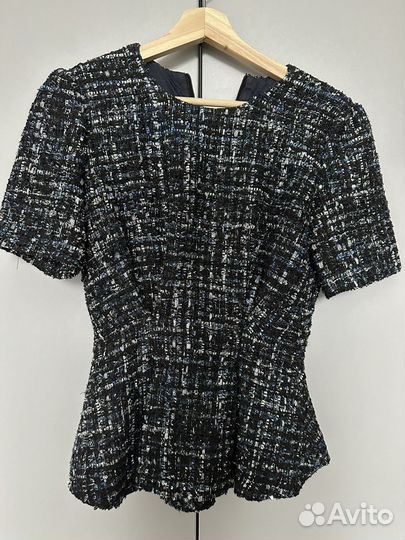 Твидовый костюм юбка+топ