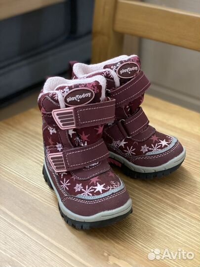 Зимние ботинки для девочки Play Today 21 размер