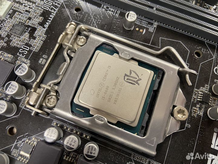 Комплект i5 6600, мат. плата asus H110M-R