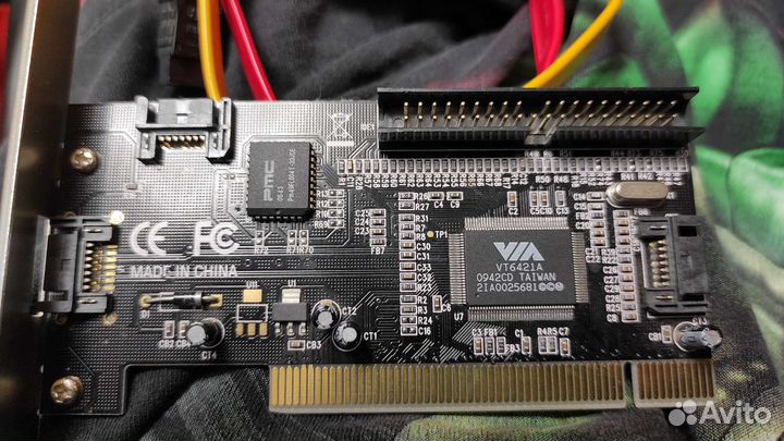 Контроллер pci SATA новый