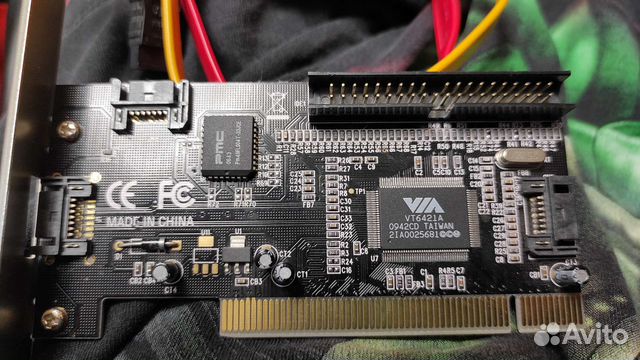 Контроллер pci SATA новый