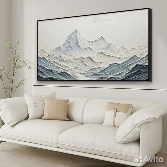 Текстурная картина Горы Премиум качество