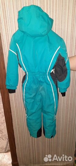 Зимний комбинезон для девочки рост 116