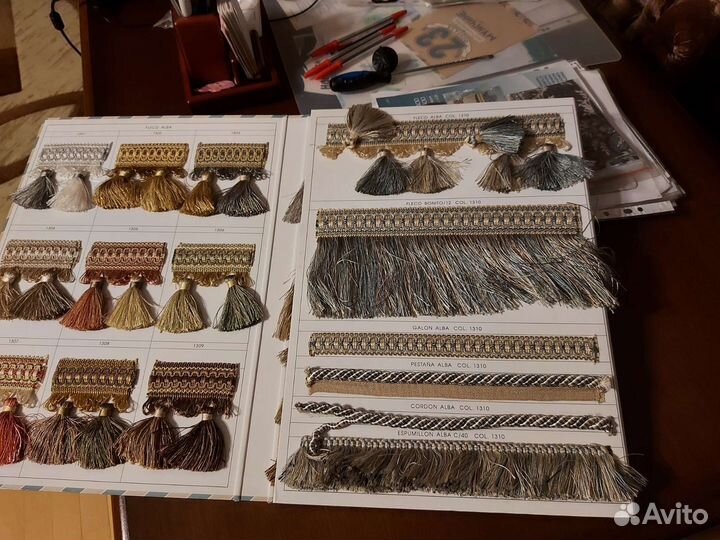 Образцы для штор и мебели