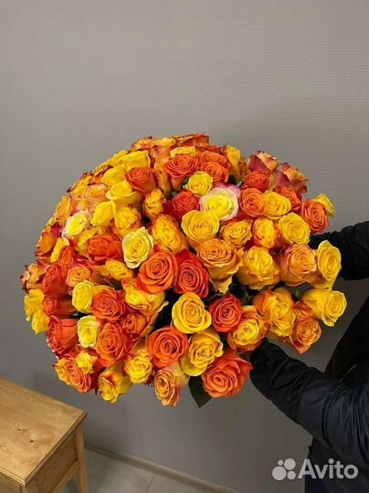 Цветы розы букет