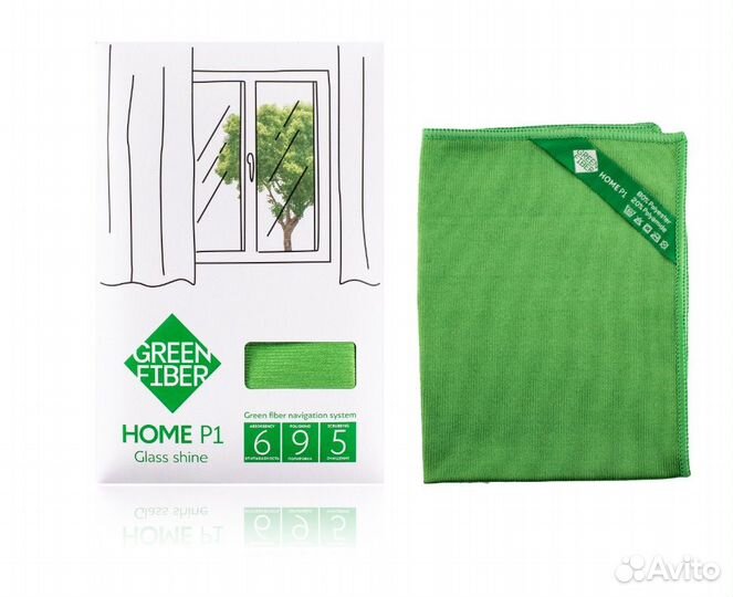 Салфетка для стекла гринвей