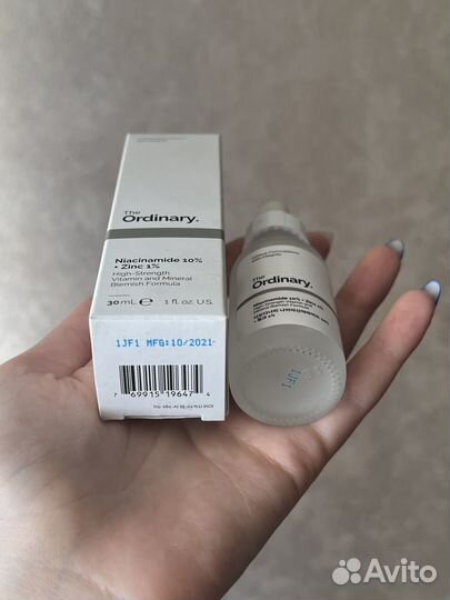 Сыворотка The Ordinary Niacinamide 10% + Zinc 1%