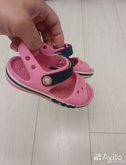 Crocs сабо, босоножки для девочки c7, 23р