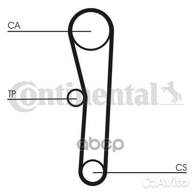 Комплект ремня грм CT1008K1 Continental