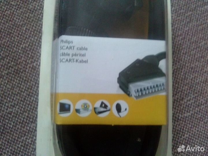 Кабель Philips Scart cable (новый, в упаковке)