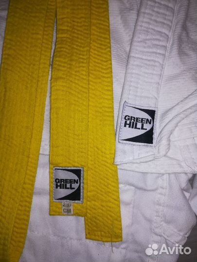Кимано для дзюдо Green Hill и лапа Demix