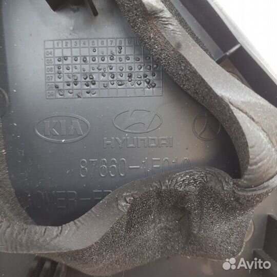 Уголок зеркала передней правой двери внутренний H