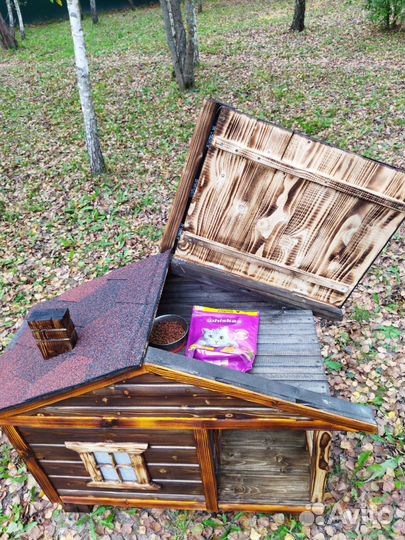 Домик для кошки утеплённый