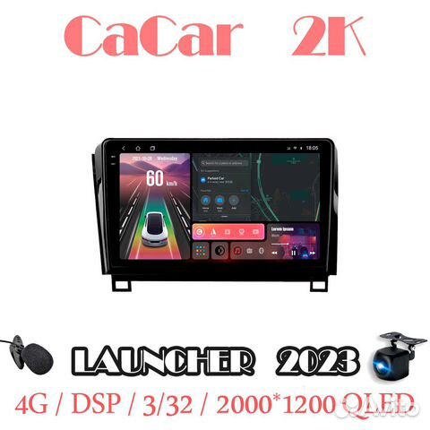 Магнитола 2К на андроиде Toyota Sequoia XK60 2008