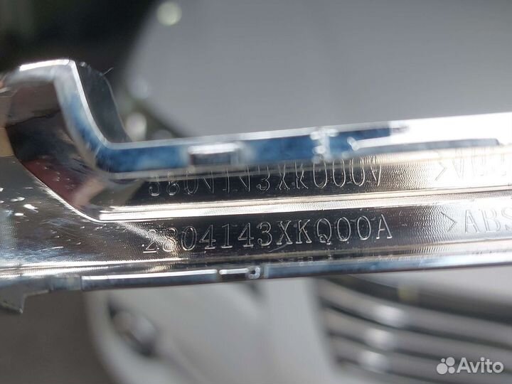 Хром накладка заднего бампера haval F7