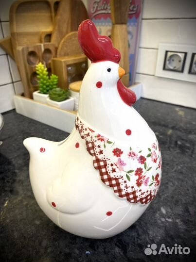 Петушок копилка курочка