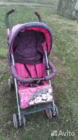 Прогулочная коляска летняя складная