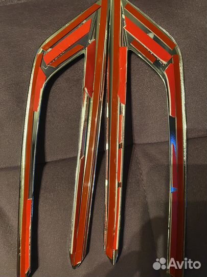 Накладки декор хром