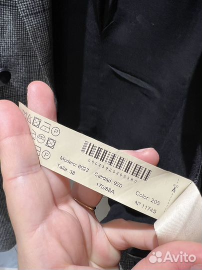 Пиджак Massimo Dutti S-M оригинал